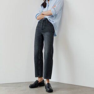 Everlane Rigid Way-High Jean Worn-In Black NWOT